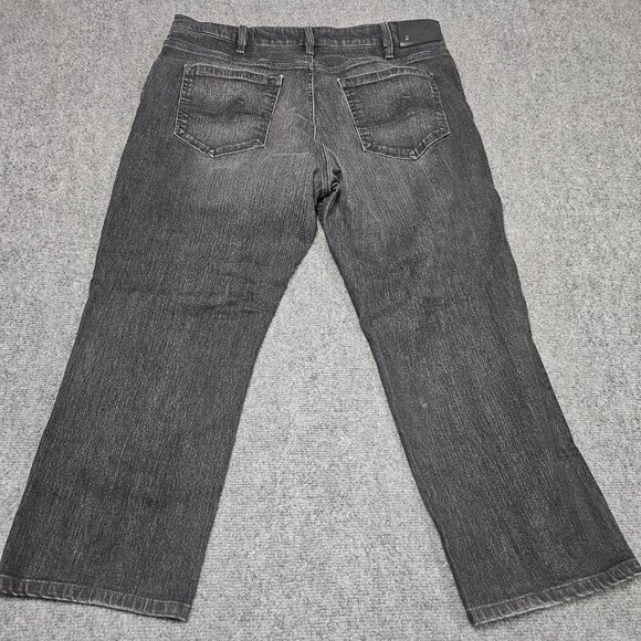 34‎ Heritage Charisma Jeans Altered Size 40x27 Black Comfort Rise Classic Fit - Picture 4 of 8